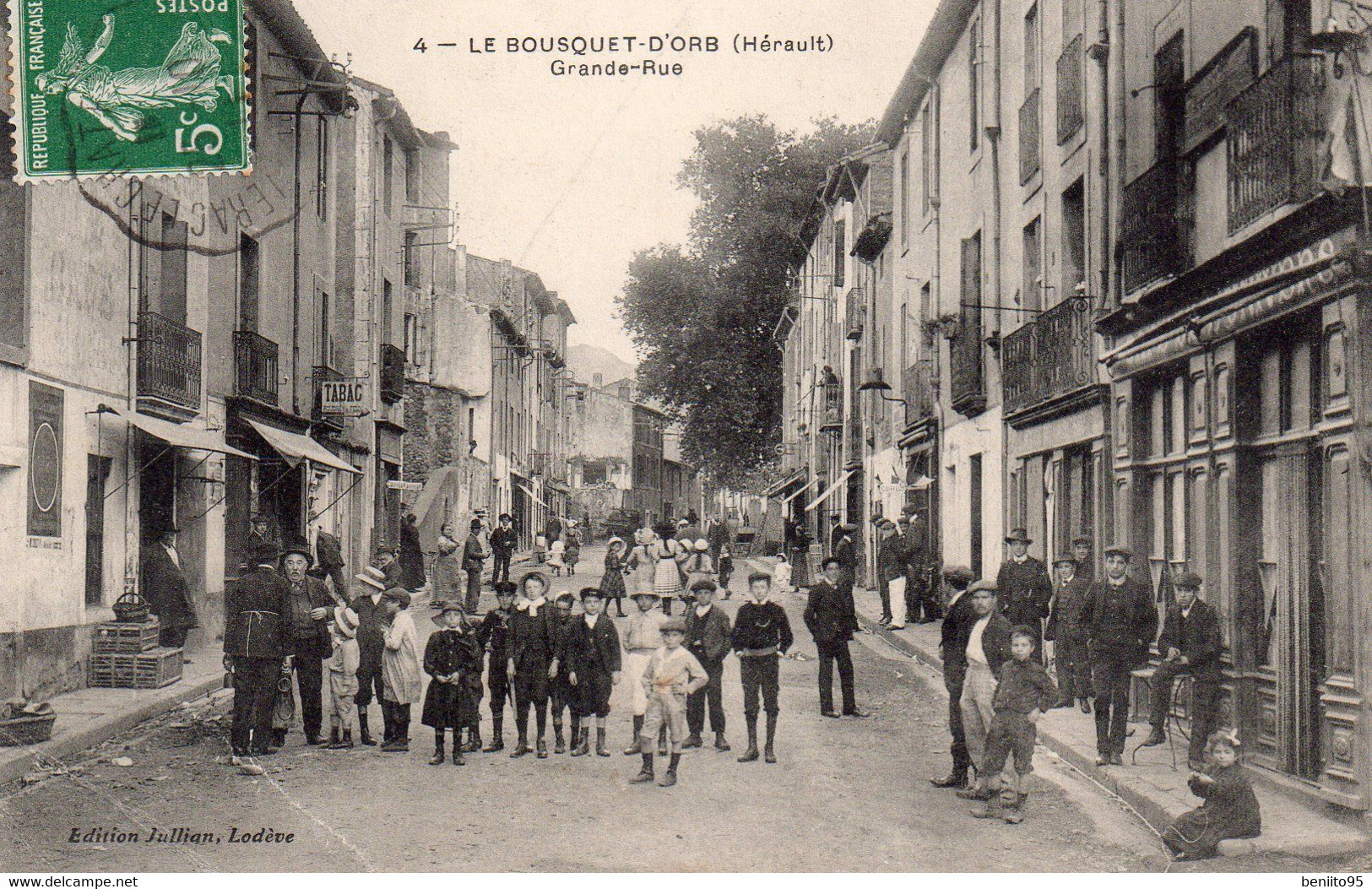 CPA Du BOUQUET-d'ORB - Grande-Rue. - Autres & Non Classés