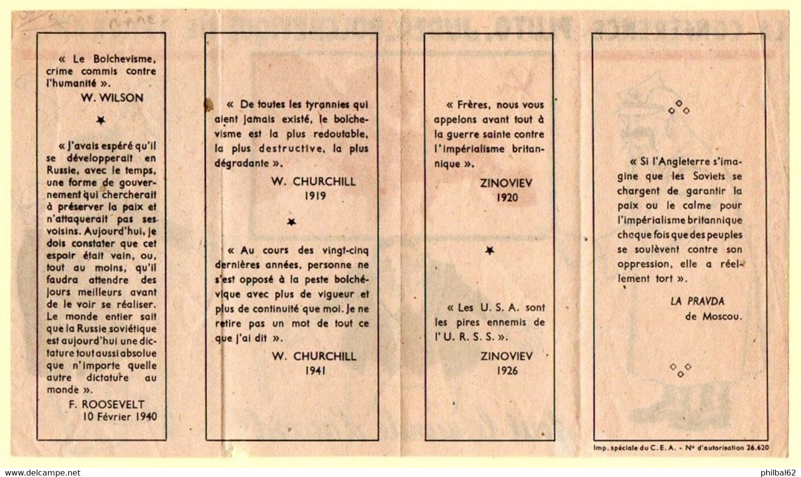 WW2. Dépliant 4 Volets : Conférence De Téhéran 1943. - Historical Documents