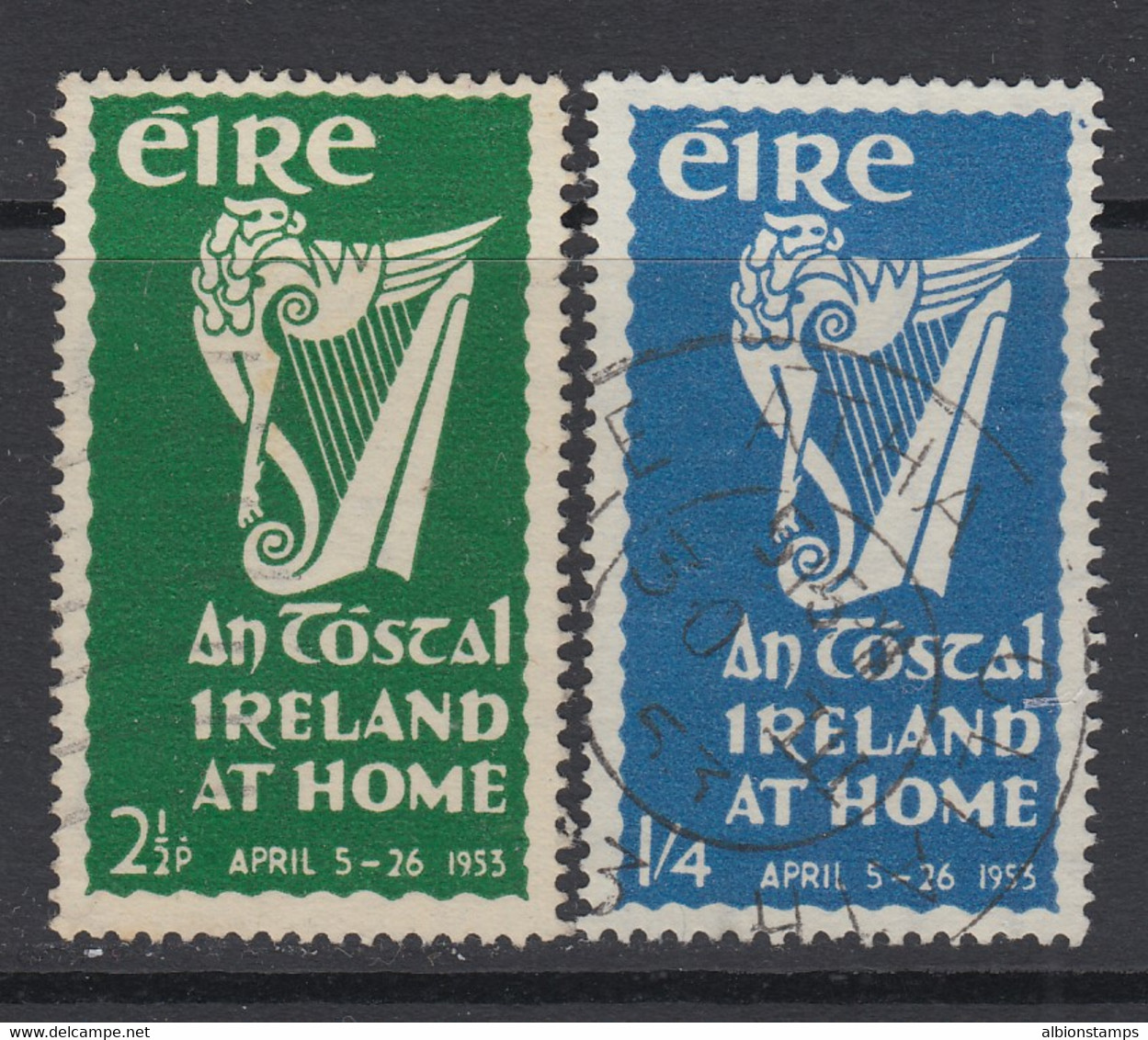 Ireland, Scott 147-148 (SG 154-155), Used - Usati