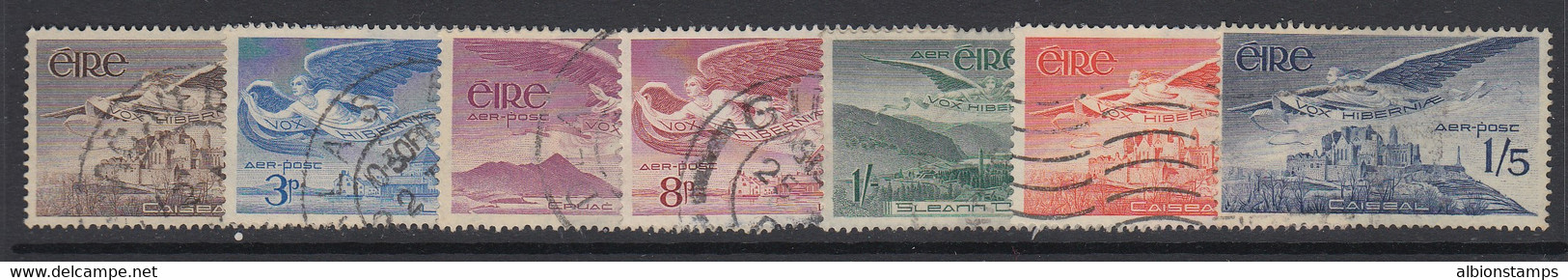 Ireland, Scott C1-C6 (SG 140-143b), Used - Airmail