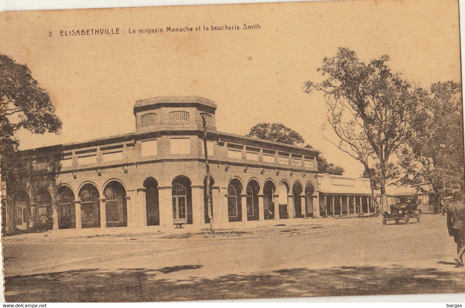 Carte Postale Afrique Congo Magasin Menache Boucherie Smith à Lubumbashi Elisabethville - Lubumbashi