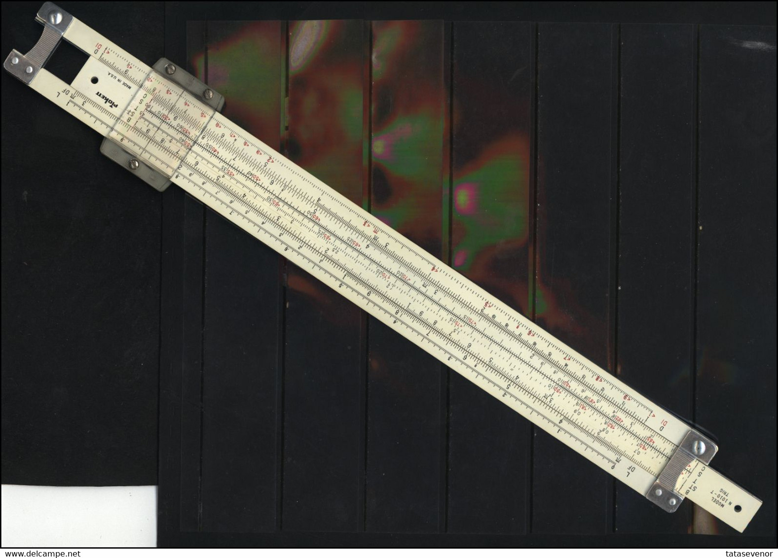 Vintage Slide Rule PICKETT Made In USA Santa Barbara CA MODEL N 1010-T TRIG Without Box - Autres & Non Classés