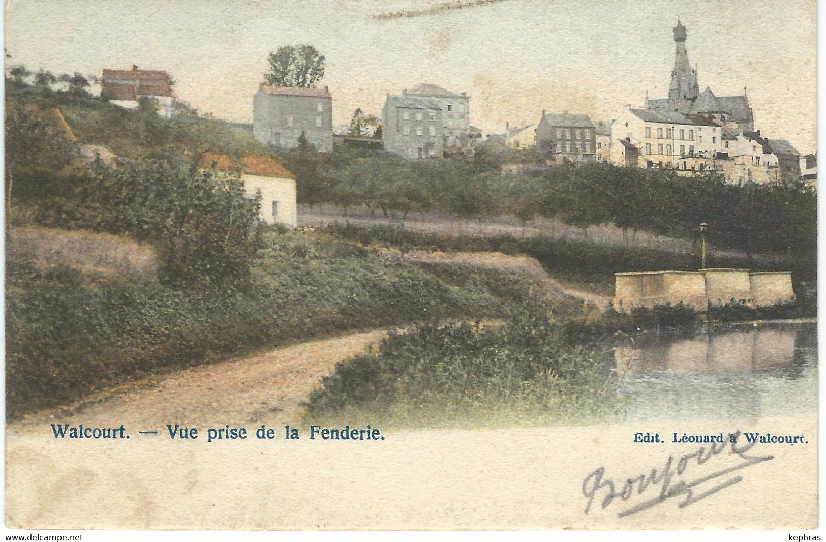 WALCOURT : Vue Prise De La Fenderie - Cachet De La Poste 1906 - Walcourt