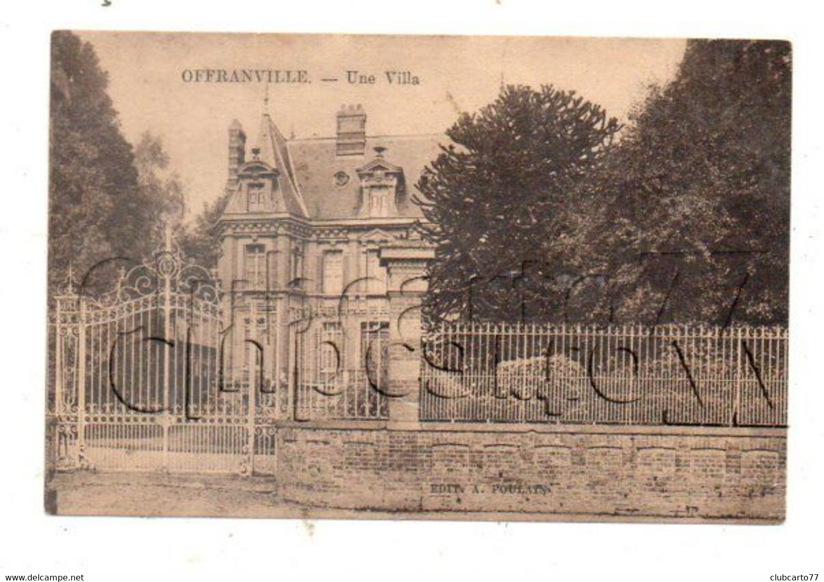 Offranville (76) : La Villa Bourgeoise En 1930 PF. - Offranville