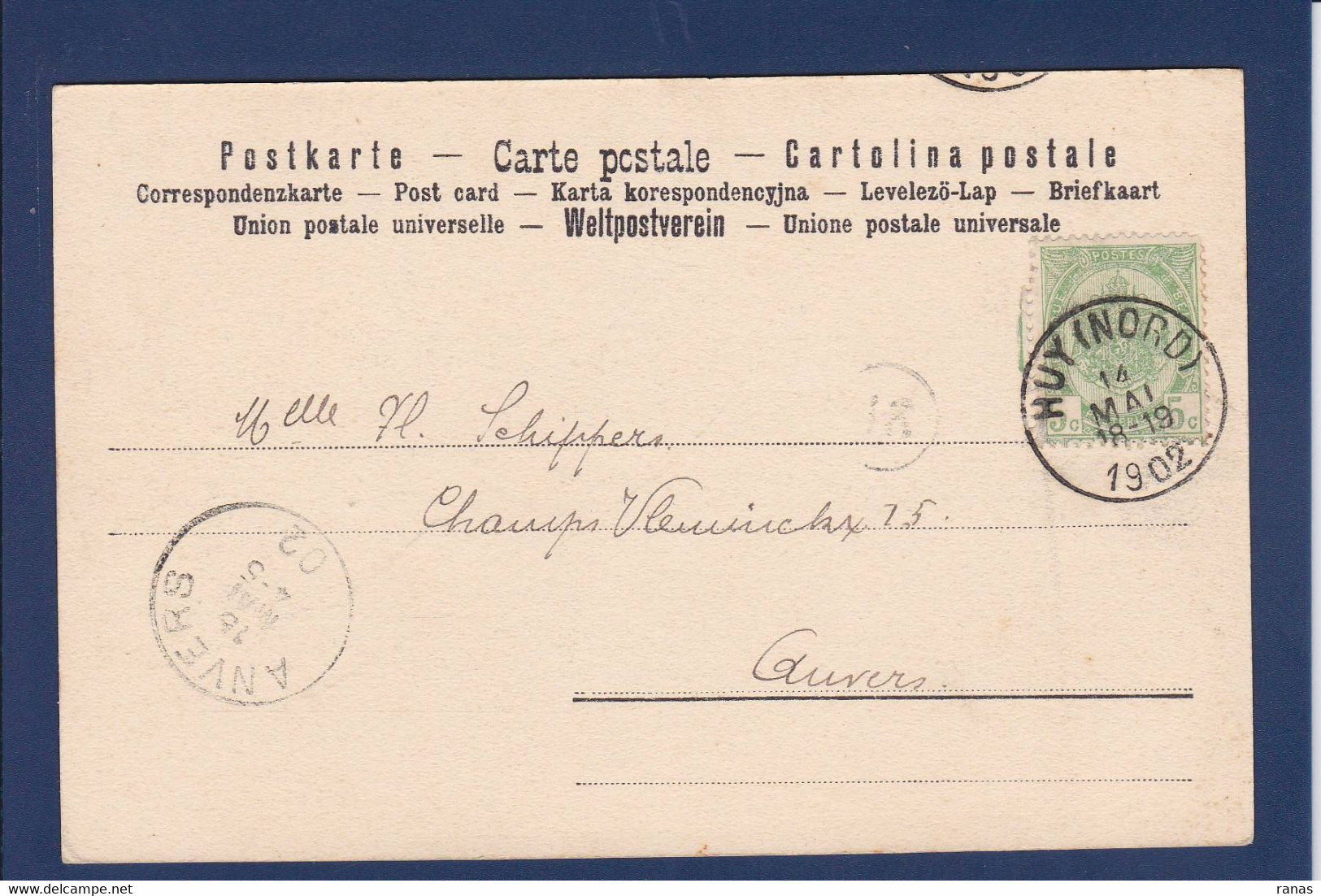 CPA Belgique > Anvers Catastrophe De Corvilain Huy 1889 Circulé Voir Dos - Other & Unclassified