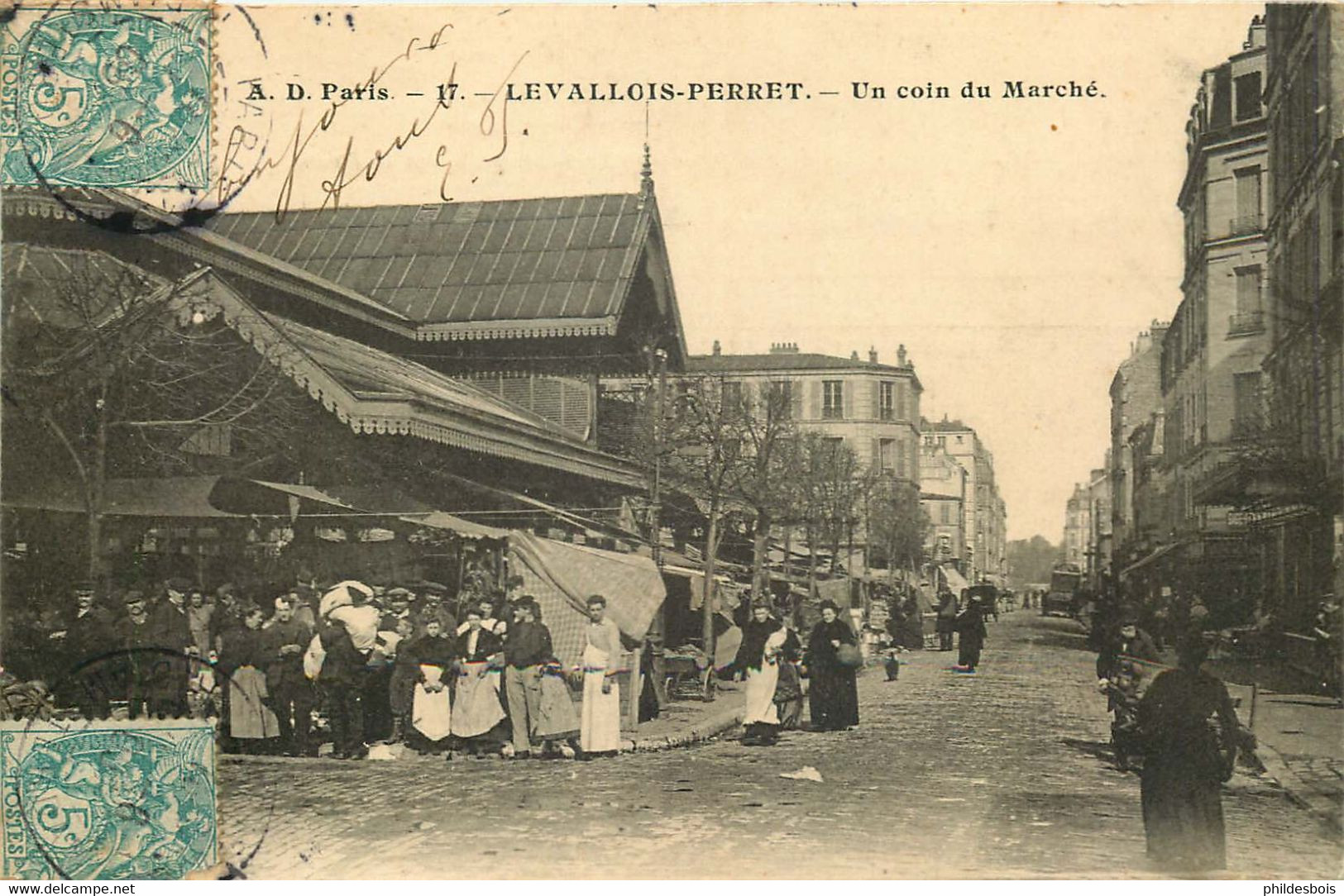 92  LEVALLOIS PERRET    Un Coin Du Marché - Levallois Perret