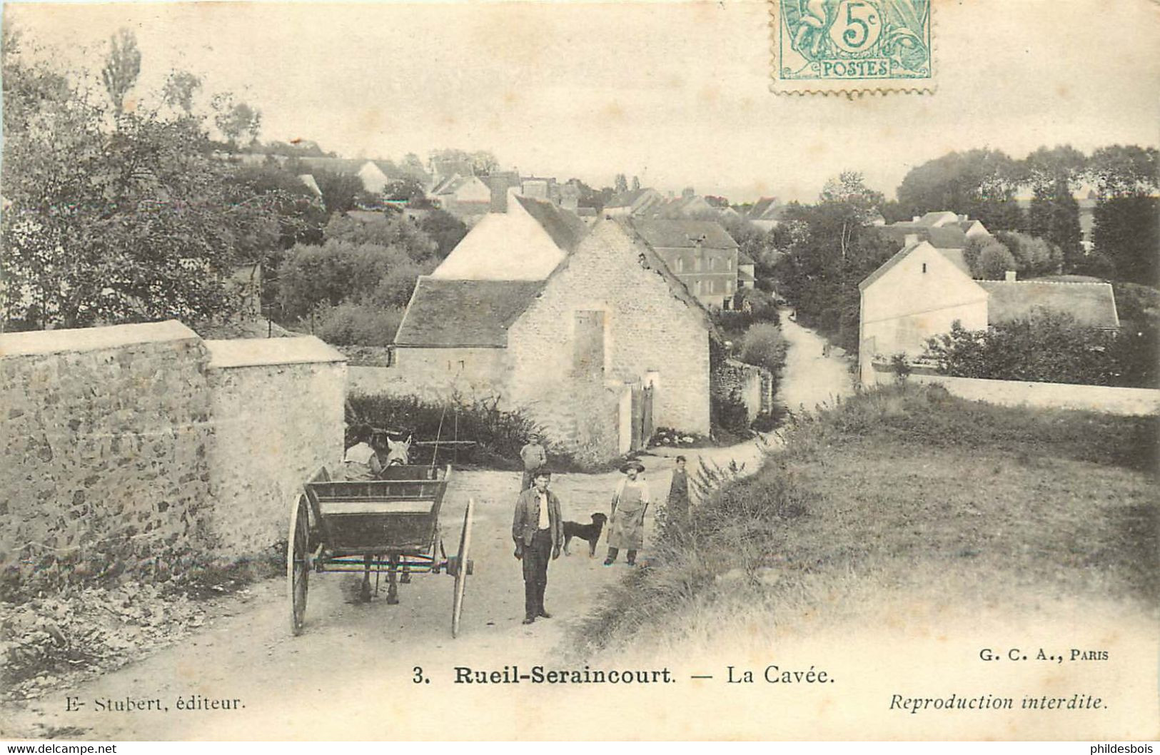 95   RUEIL SERAINCOURT    La Cavée - Seraincourt