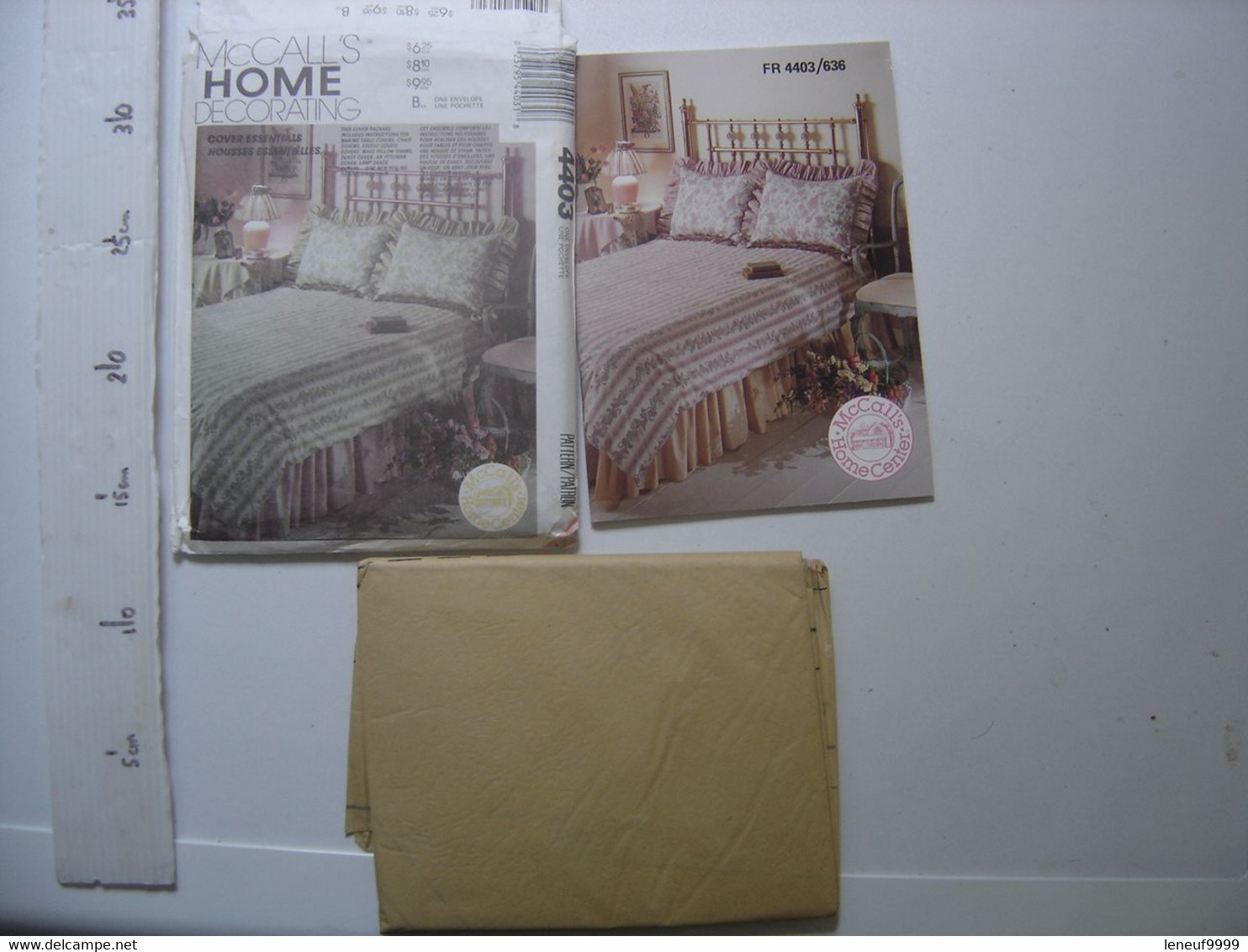 PATRON Patroon McCall's Pattern HOME DECORATING 4403 Housses Essentielles - Patronen