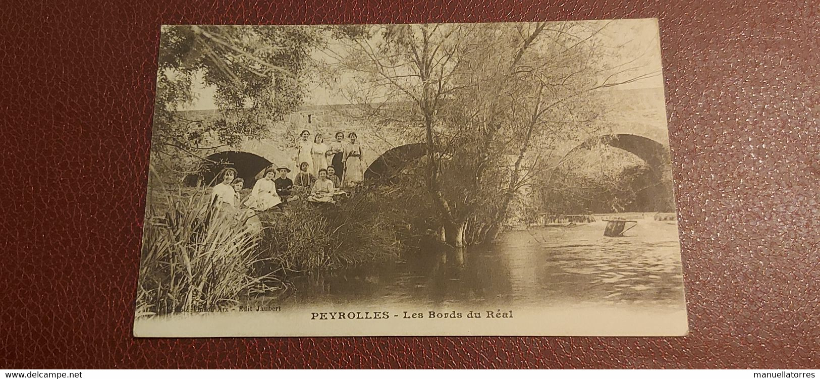 Ancienne Carte Postale - Peyrolles - Les Bords Du Réal - Peyrolles