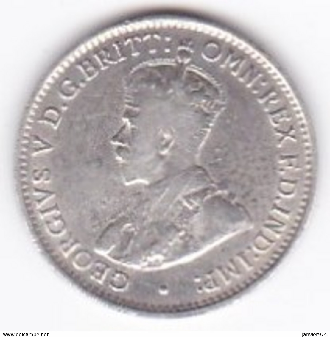 Australie  3 Pence 1911 (Londres) , George V , En Argent, KM# 34 - Threepence