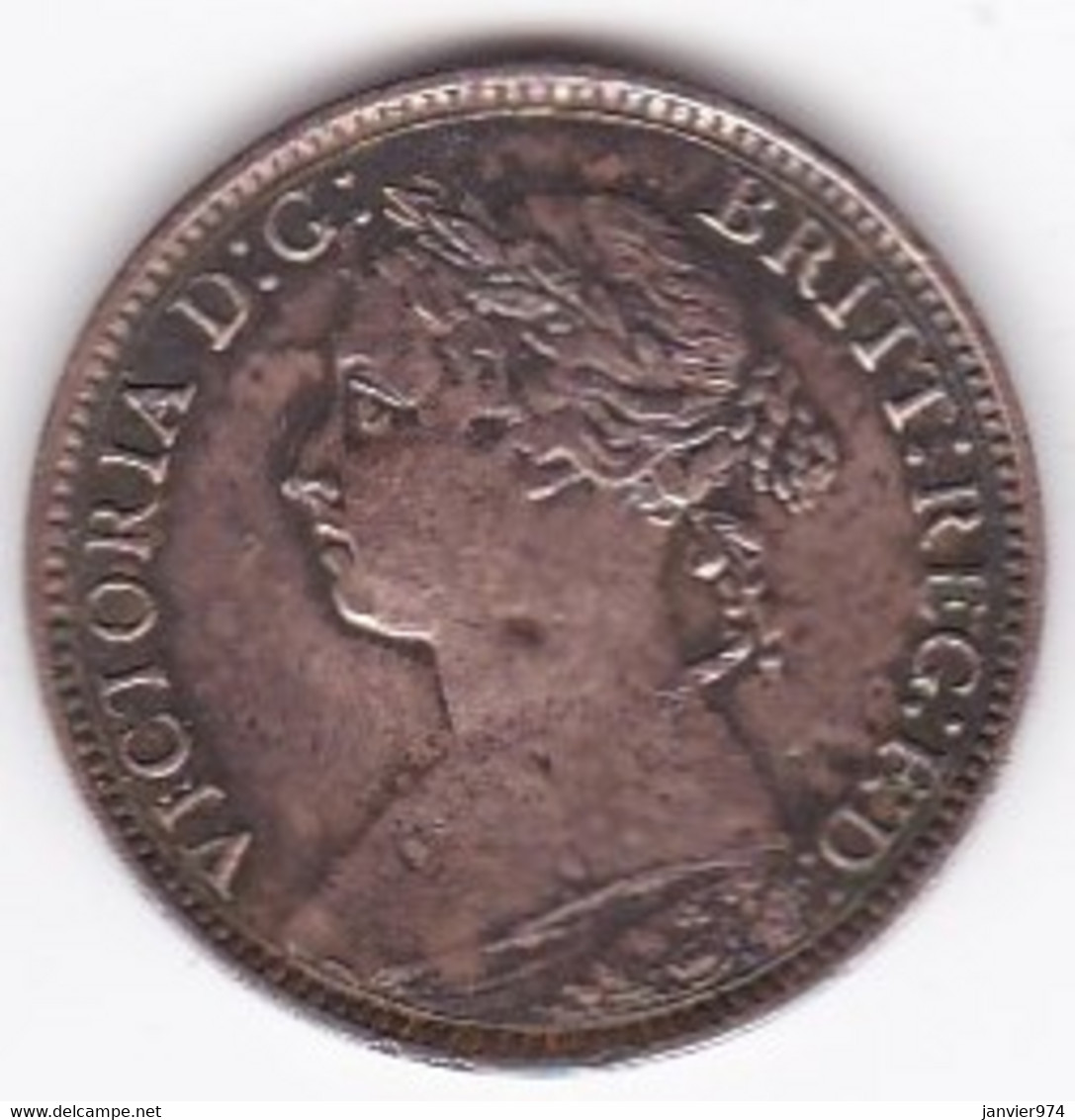 Grande-Bretagne 1 Farthing 1883, Victoria, KM# 753 - B. 1 Farthing