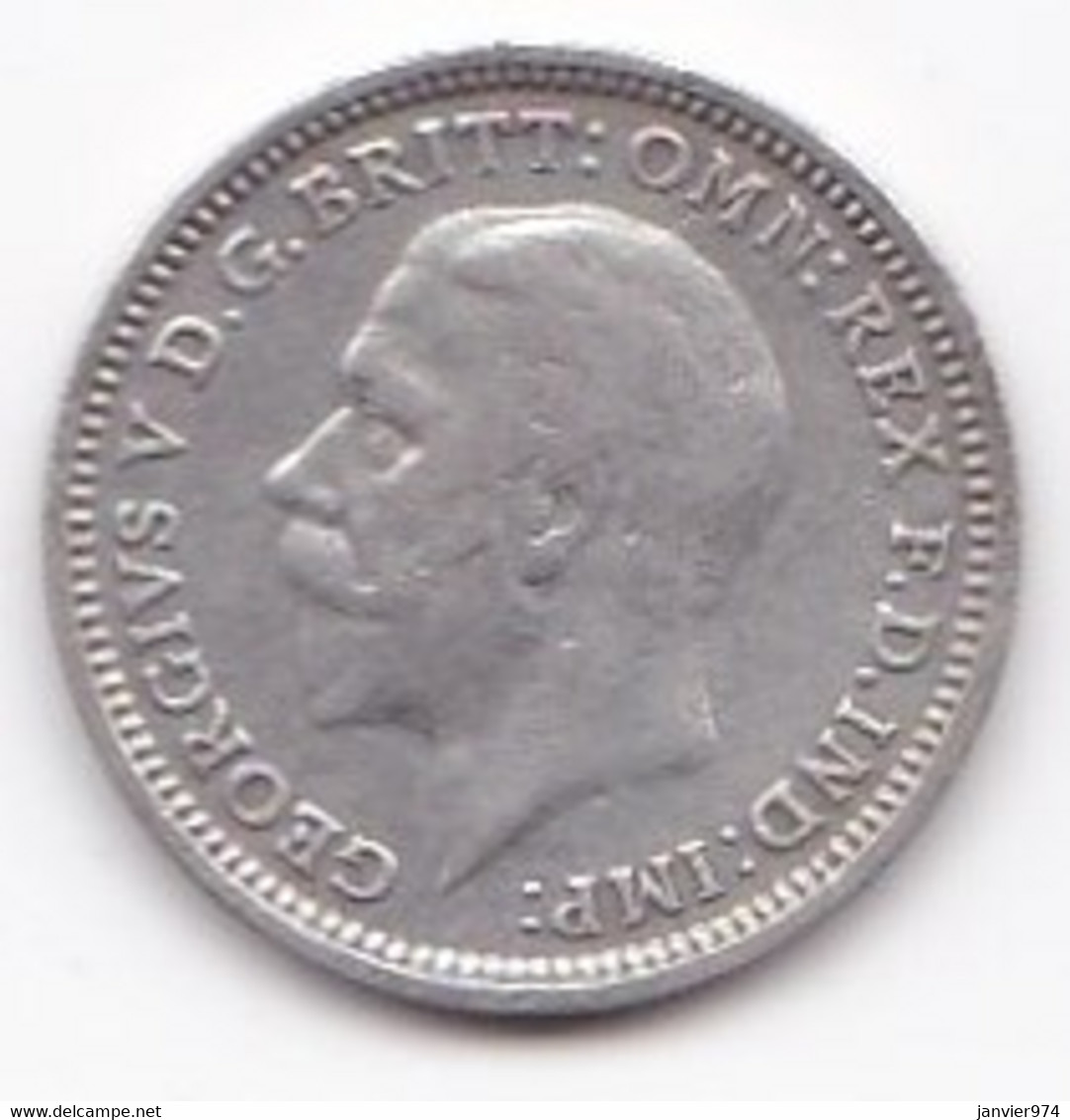 Grande Bretagne. 3 Pence 1935 . George V, En Argent , KM# 831 - F. 3 Pence