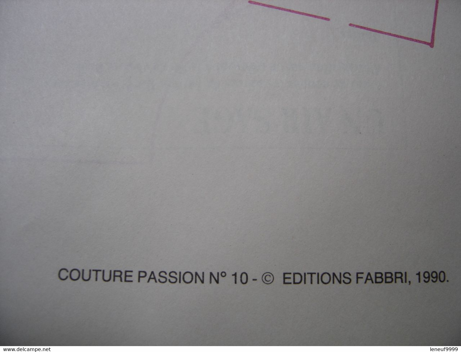 PATRON VINTAGE Patroon COUTURE PASSION 10 - Patterns