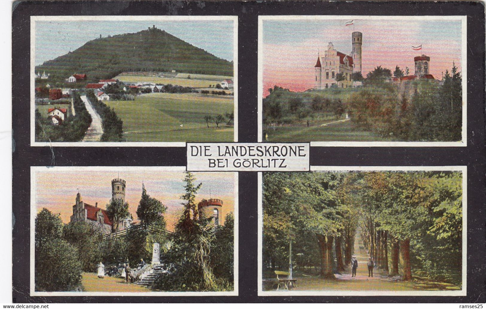 (187)  CPA Die Landeskrone Bei Gorlitz     ( Bon état  ) - Goerlitz