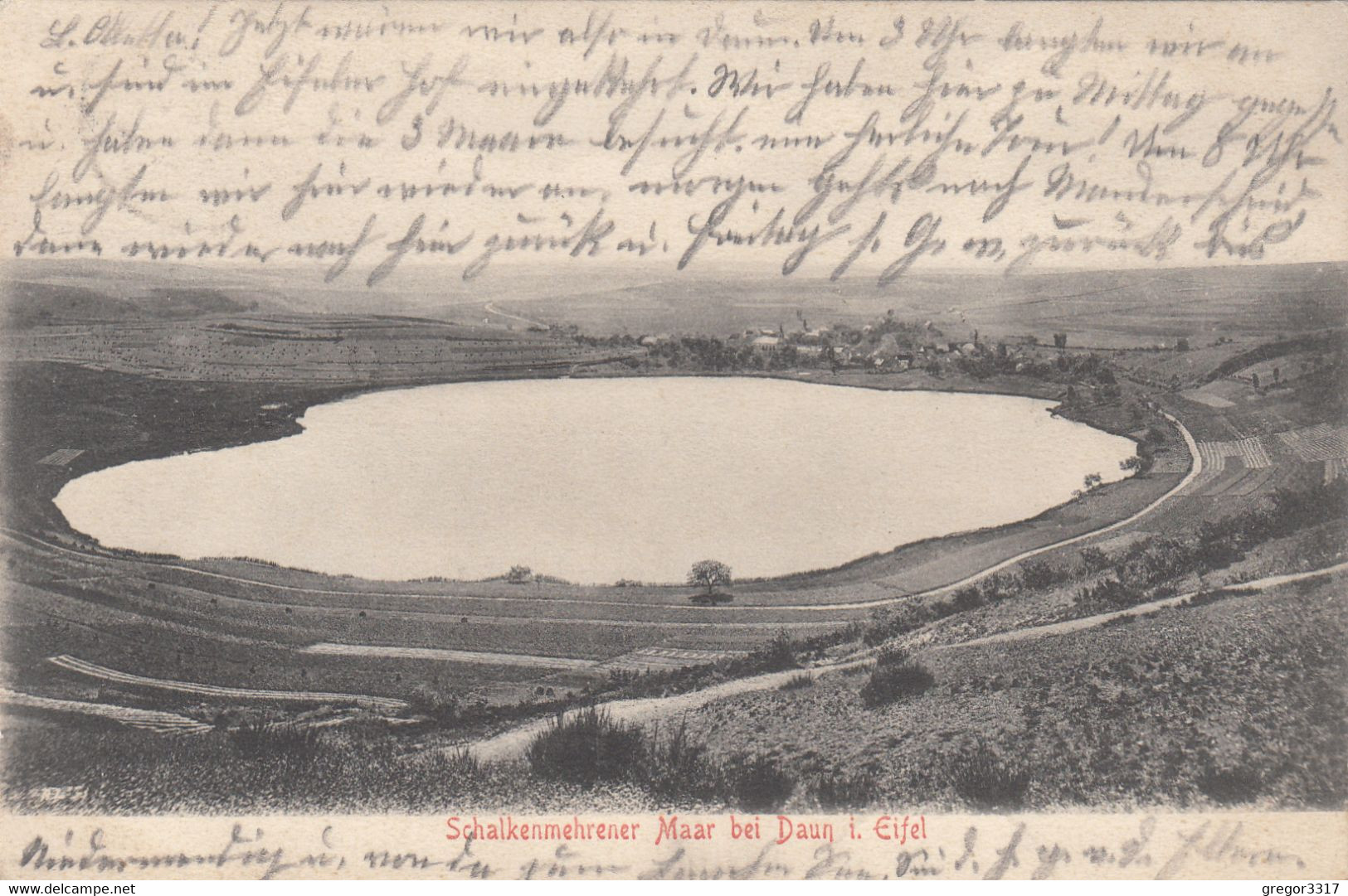 5225) SCHALKENMEHRENER MAAR Bei DAUN I. EIFEL - 13.09.1906 !! - Daun