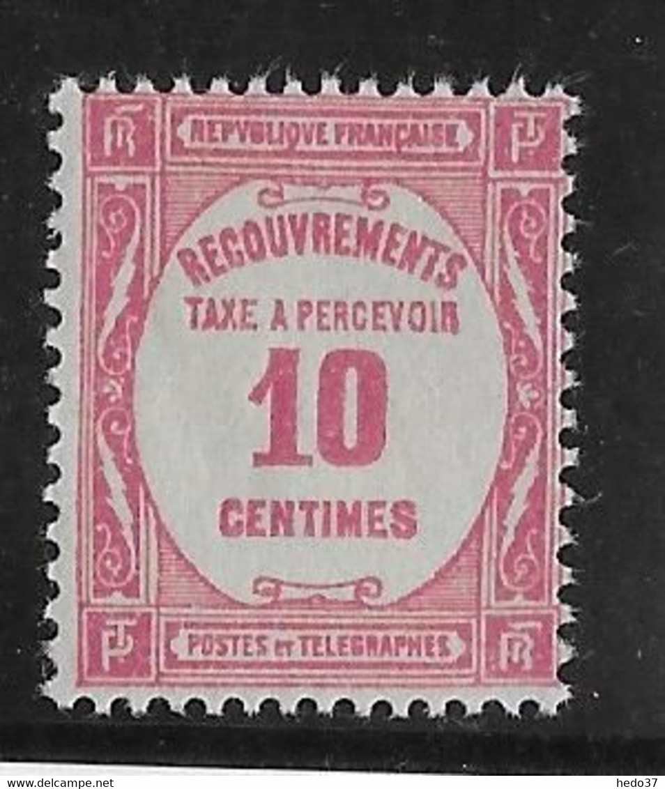 France Taxe N°56 - Neuf * Avec Charnière - TB - 1859-1959 Neufs