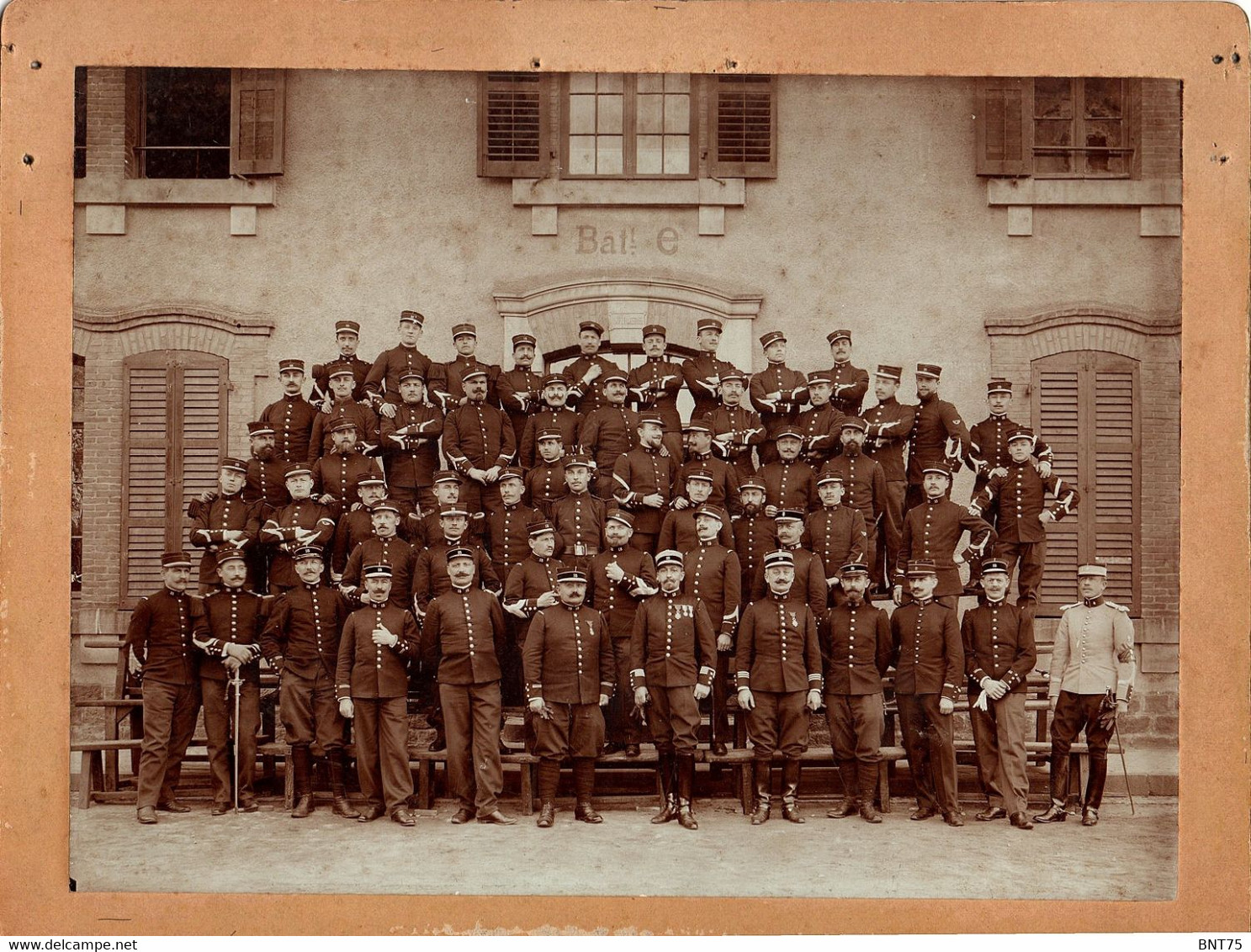 Photo (20,5 X 26 Cm). Officiers Et Sous-officiers Du 15e Bataillon De Chasseurs - Altri & Non Classificati