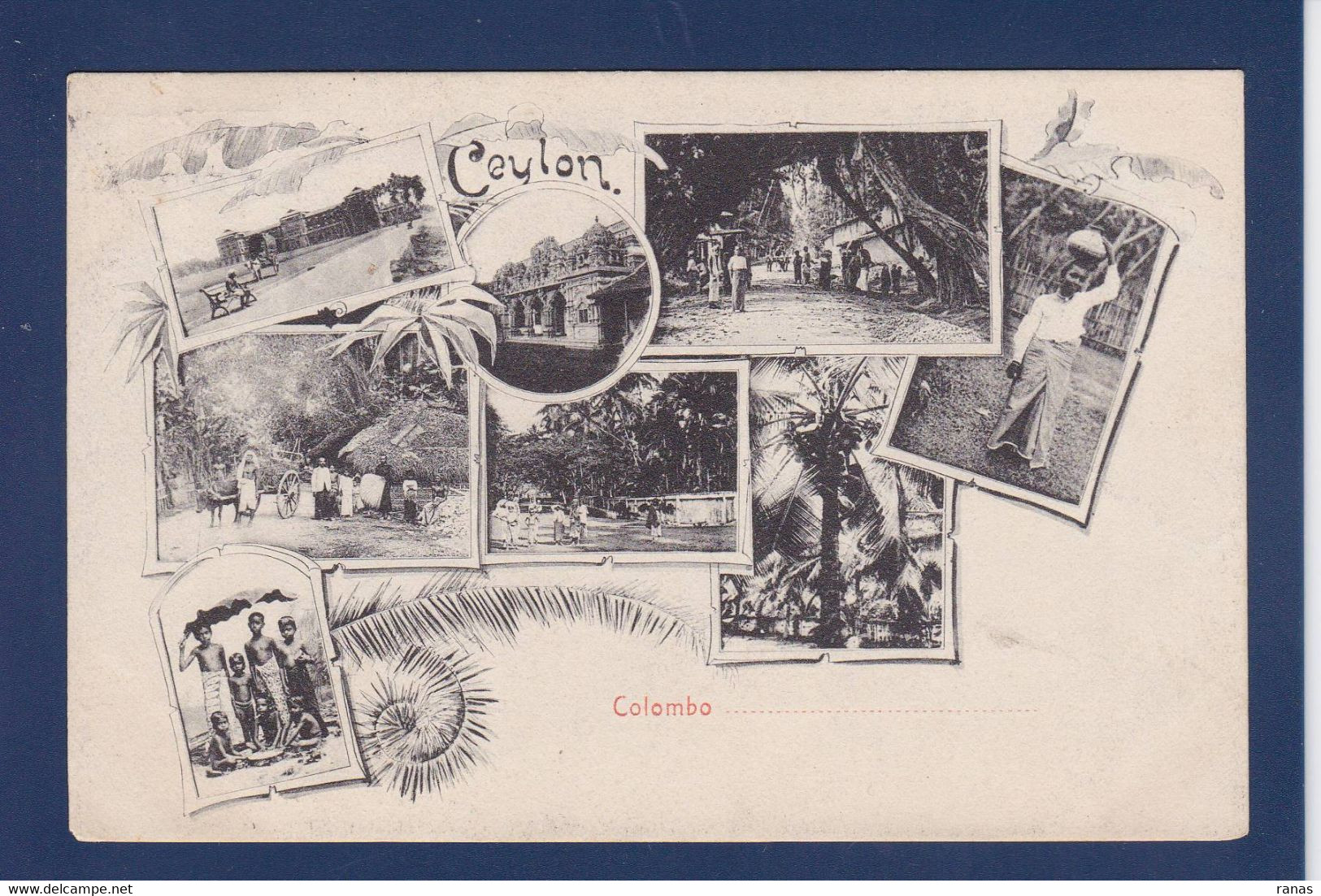 CPA CEYLAN Sri Lanka (Ceylon) Circulé - Sri Lanka (Ceylon)