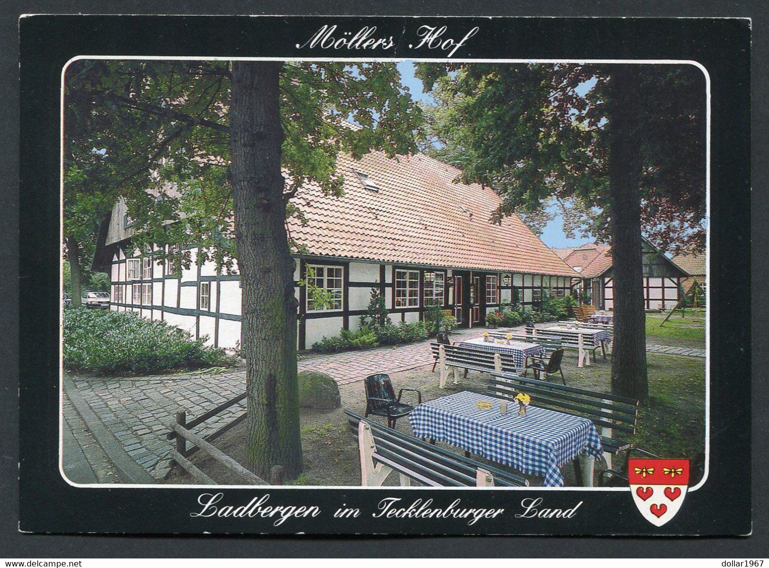 Ladbergen - Mühlenstraße 2 - Gasthaus Möllers Hof . - 2 Scans For Condition. (Originalscan !! ) - Steinfurt