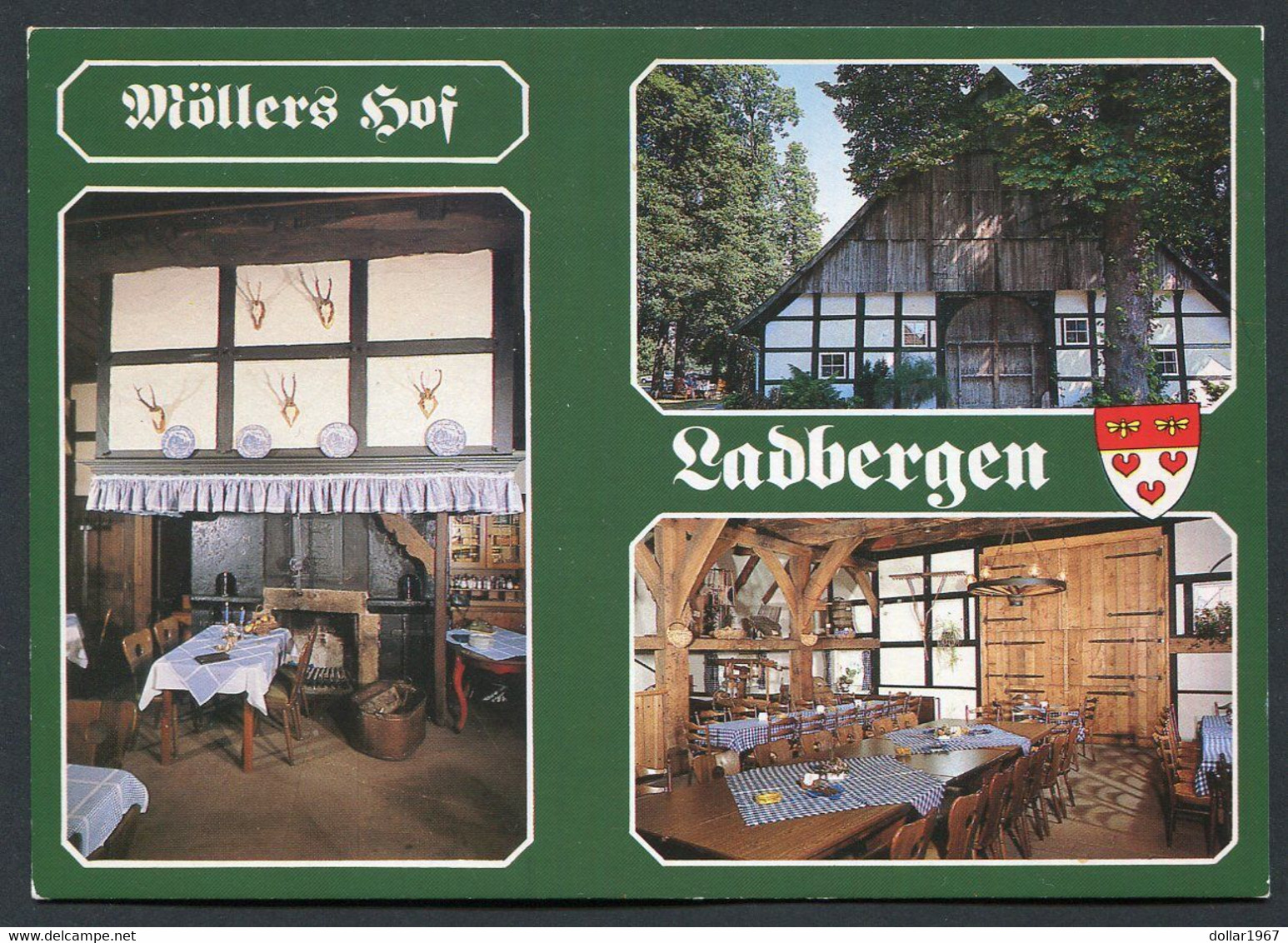 Ladbergen - Mühlenstraße 2 - Gasthaus Möllers Hof. ( 2 ) . - 2 Scans For Condition. (Originalscan !! ) - Steinfurt