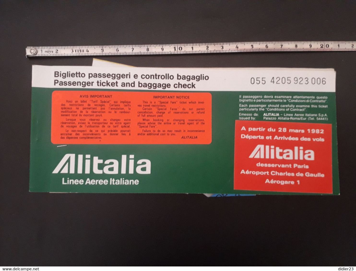 1995 BILLETALITALIA  PUBLICTE BANCO DI ROMA BANQUE - Tickets