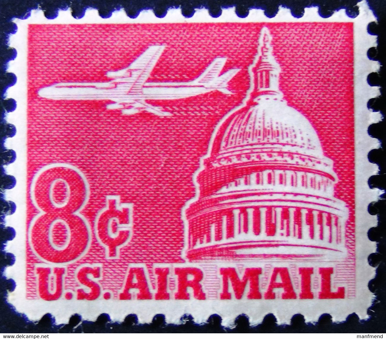USA - 1962 - Mi:US 836xA, Sn:US C64, Yt:US PA61**MNH - Look Scan - 3b. 1961-... Nuovi