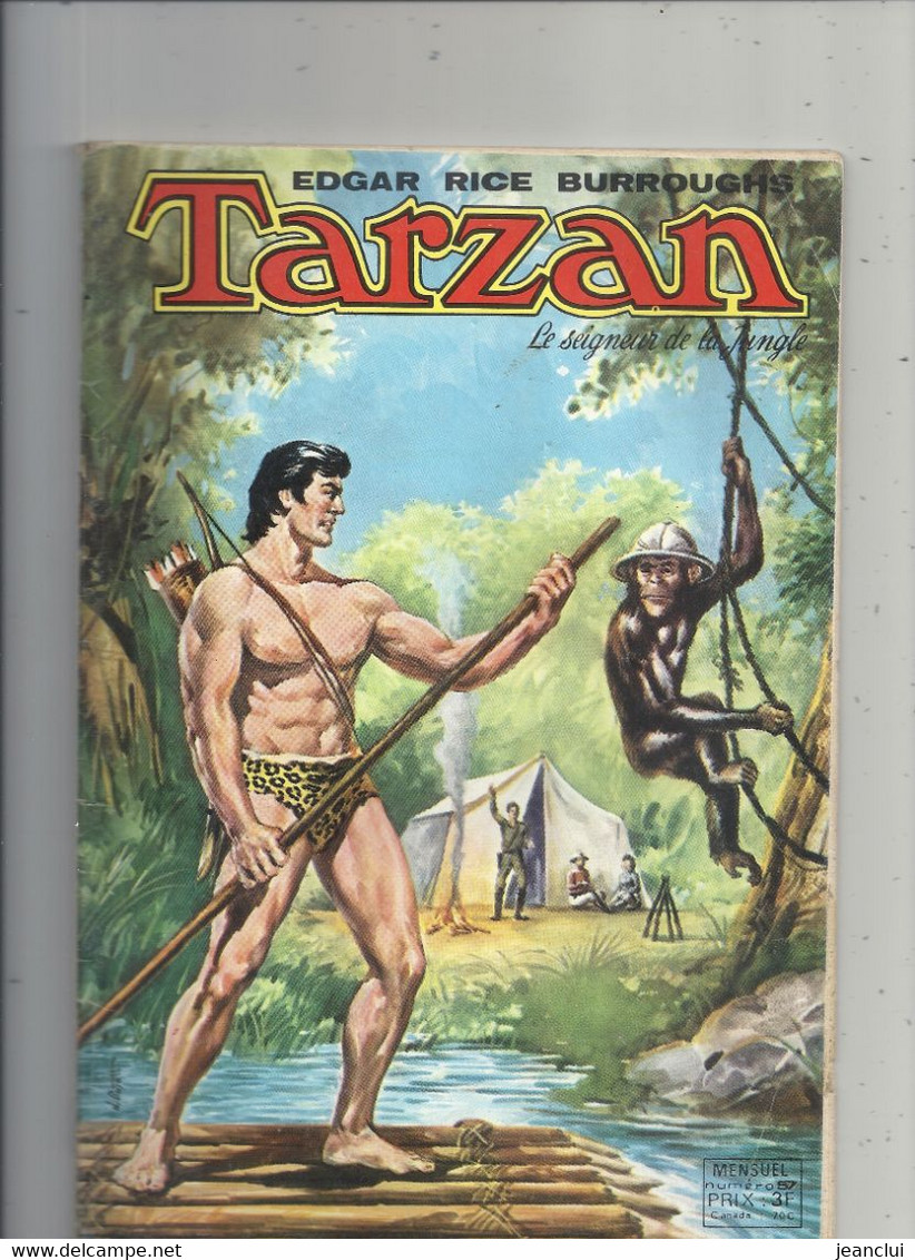 TARZAN - NUMERO 57 . JANVIER 1977 . LIVRE EN TRES BEL ETAT - Tarzan