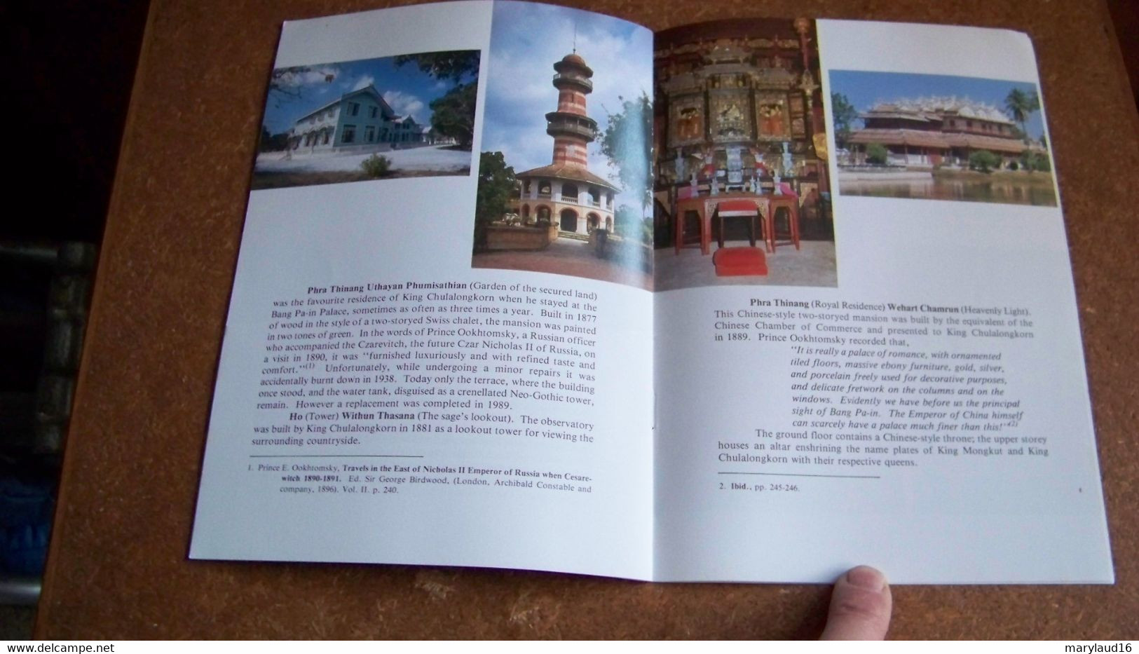 GUIDE TO THE BANG PA-IN PALACE - Dr PIRIYA KRAIRIKSH - Asien