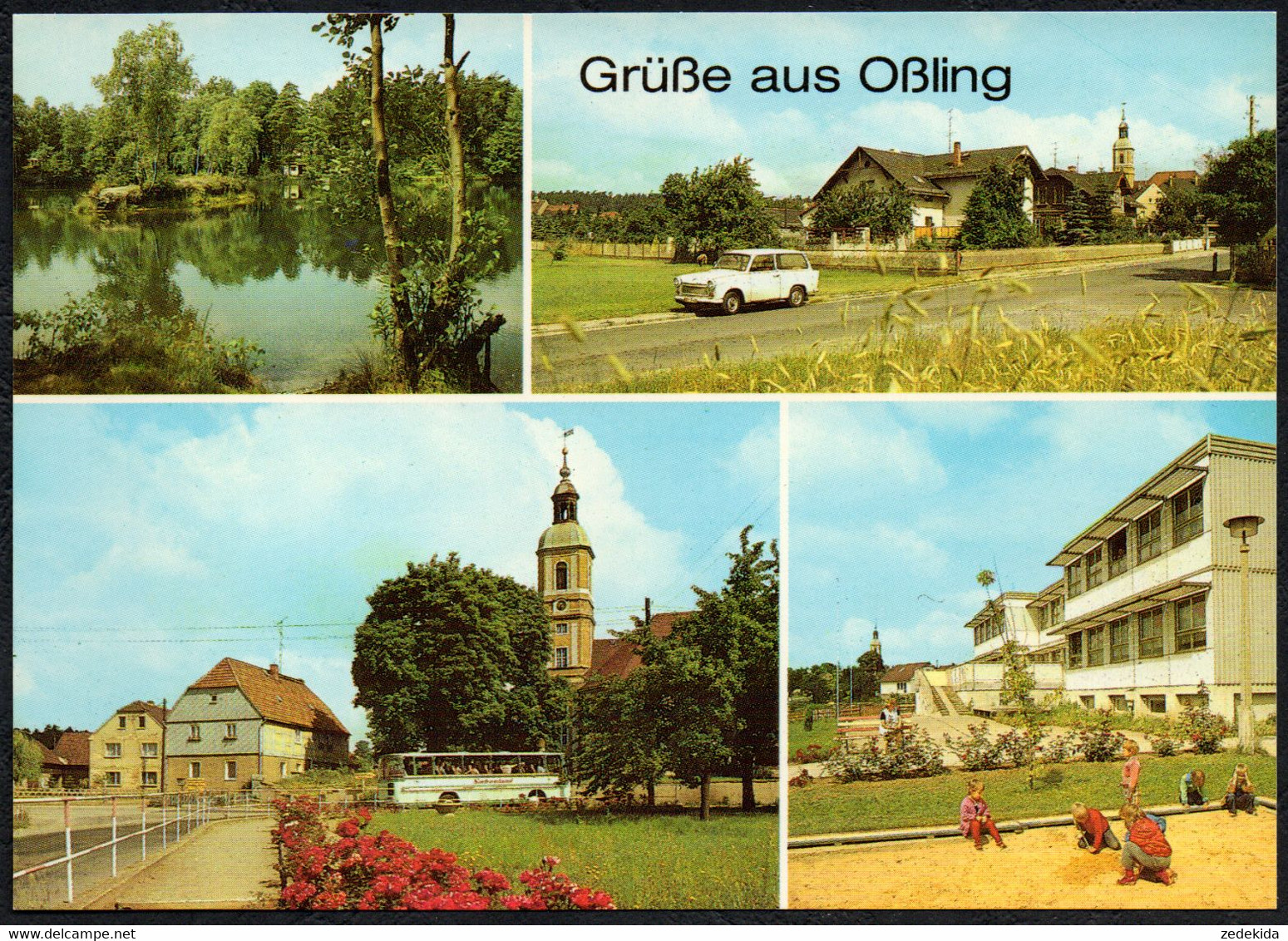F1865 - TOP Oßling Omnibus Ikarus - Bild Und Heimat Reichenbach - Kamenz