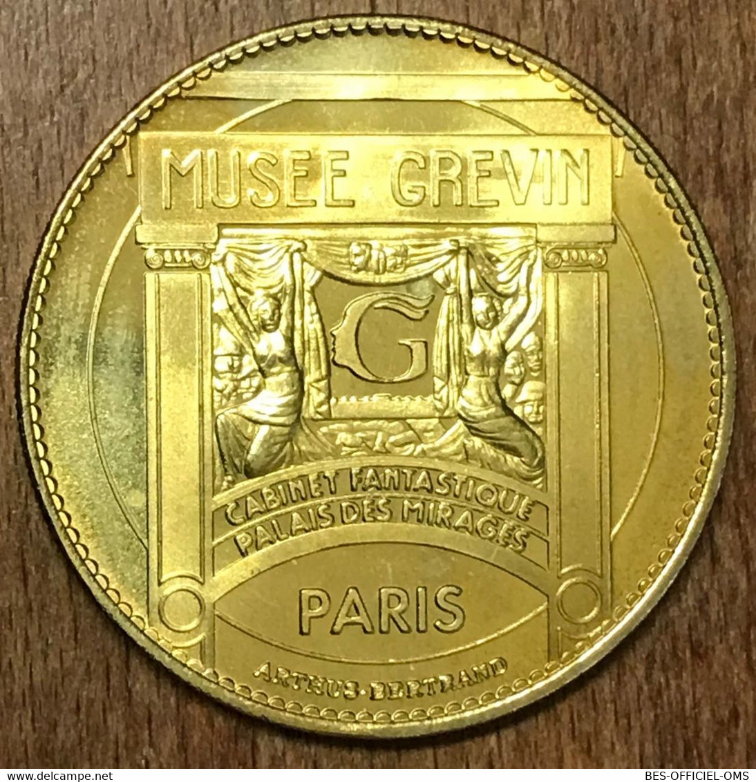 75009 JOHNNY HALLYDAY PARIS MUSÉE GRÉVIN AB MEDAILLE ARTHUS-BERTRAND JETON TOURISTIQUE MEDALS COINS TOKENS - Ohne Datum