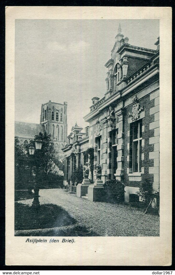 Asylplein Den Briel ..  - 2 Scans For Condition. (Originalscan !! ) - Brielle