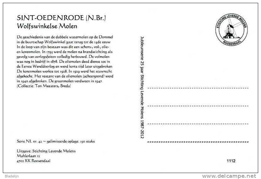 SINT-OEDENRODE - Buurtschap Wolfswinkel (Noord-Brabant) - Molen/moulin - De Verdwenen Wolfwinkelse Watermolen - Otros & Sin Clasificación