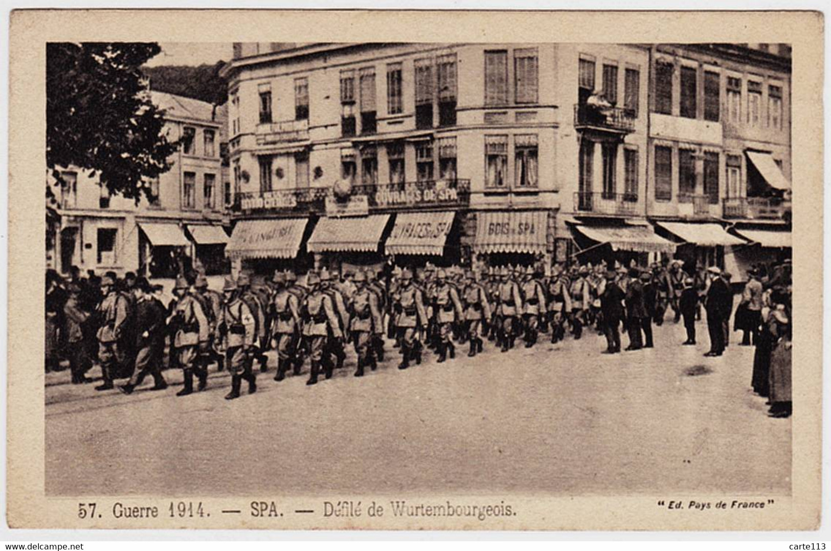 0 - B20776CPA - SPA - BELGIQUE - Defile De Wurtembourgeois - Très Bon état - EUROPE - Spa