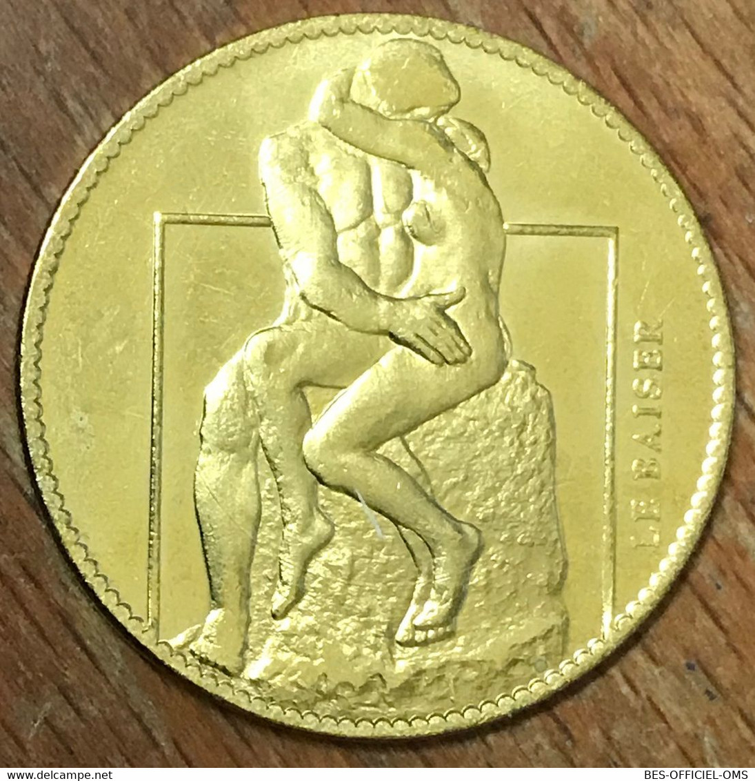 75007 PARIS MUSÉE RODIN LE BAISER AB 2015 MEDAILLE ARTHUS-BERTRAND JETON TOURISTIQUE MEDALS COINS TOKENS - 2015