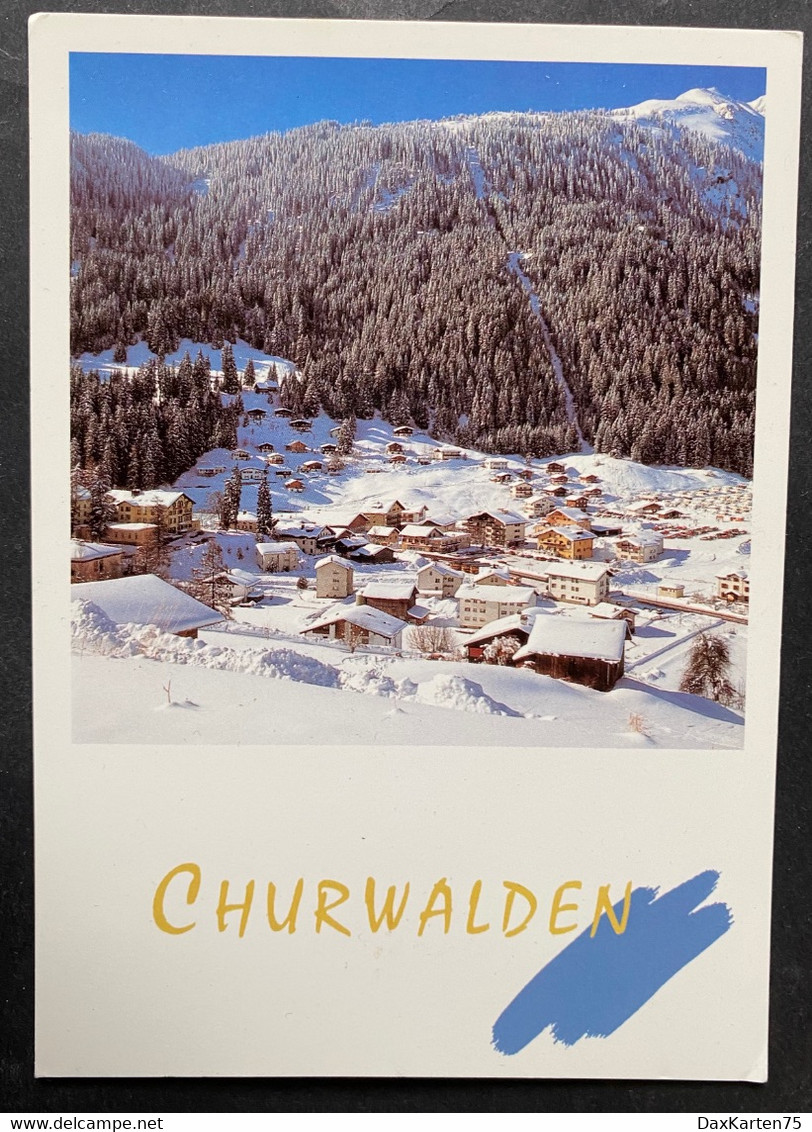 Churwalden Im Winter/ Moderne Karte - Churwalden
