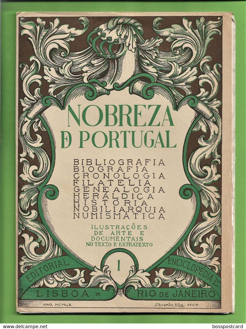 Lisboa - Nobreza De Portugal, Fascículo Nº 1, 1960 - Monarquia - Portugal - Enciclopedias