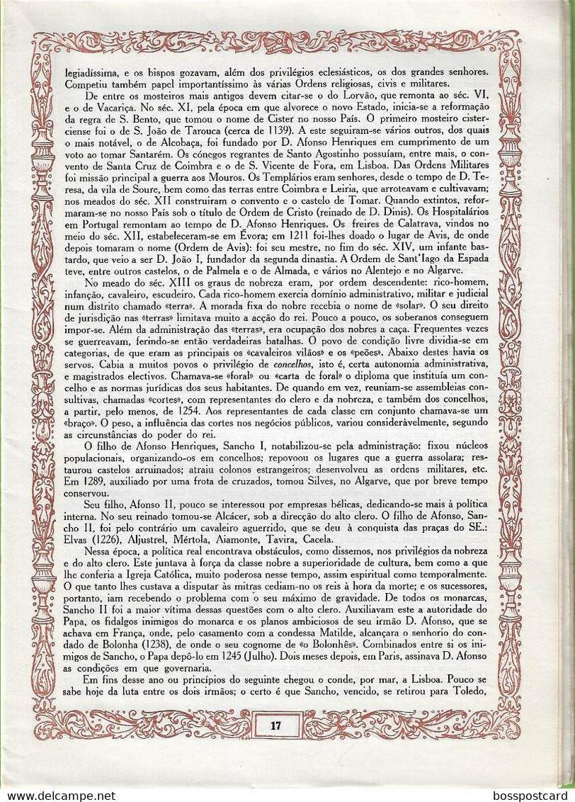 Lisboa - Nobreza De Portugal, Fascículo Nº 1, 1960 - Monarquia - Portugal - Encyclopaedia