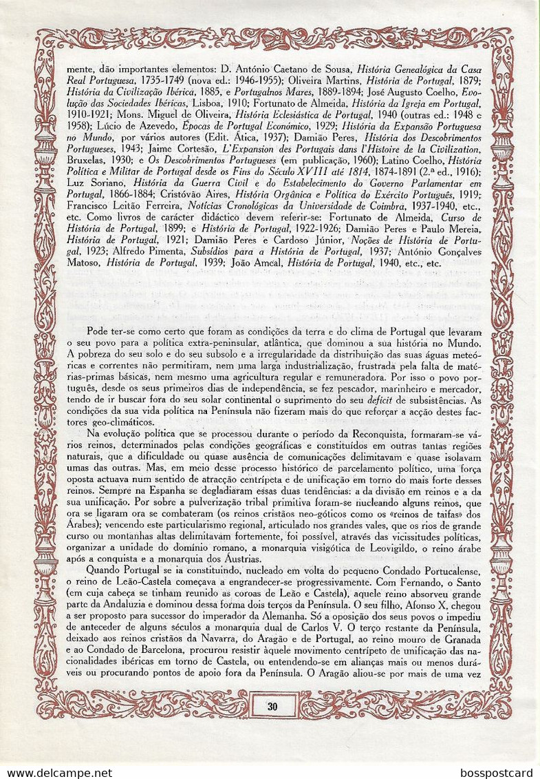 Lisboa - Nobreza De Portugal, Fascículo Nº 1, 1960 - Monarquia - Portugal - Encyclopédies
