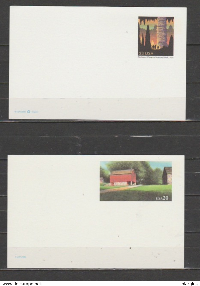 USA-Lot Of 10 Stamped Post Cards. - Other & Unclassified