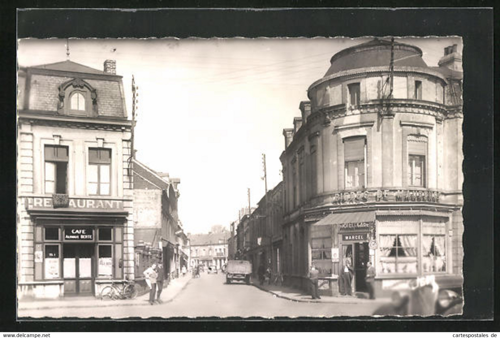 CPA Aulnoye, Rue De La Gare - Aulnoye