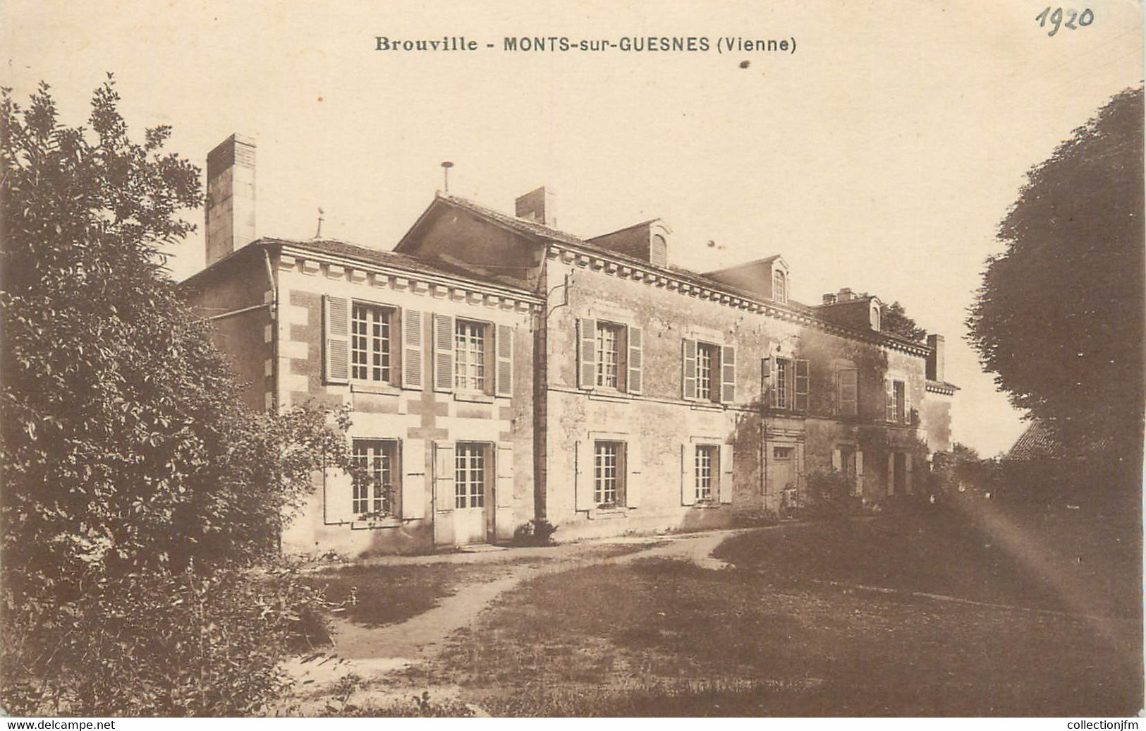 CPA FRANCE 86 "Brouville, Monts Sur Guesnes" - Monts Sur Guesnes