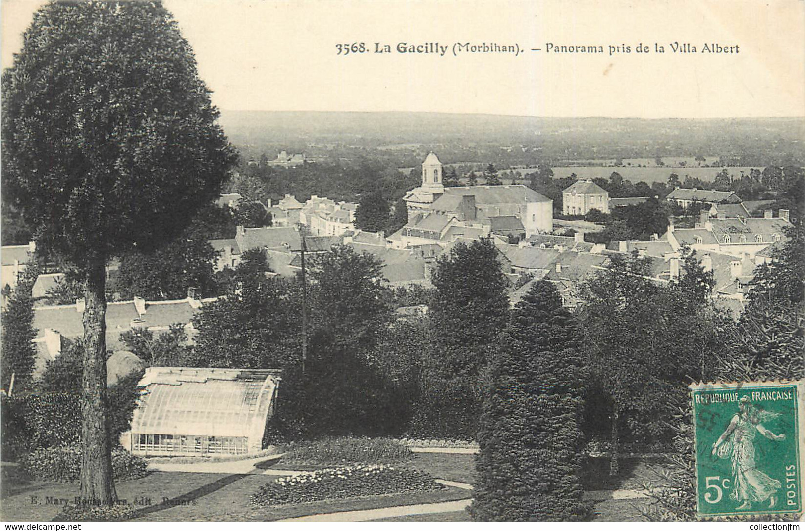 CPA FRANCE 56 "La Gacilly, Panorama Pris De La Villa Albert" - La Gacilly