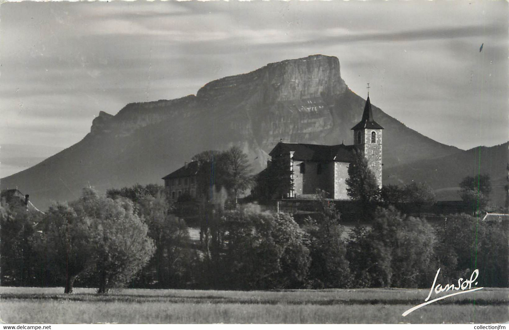 CPSM FRANCE 73 "L'église De La Ravoire Et Le Granier" - La Ravoire