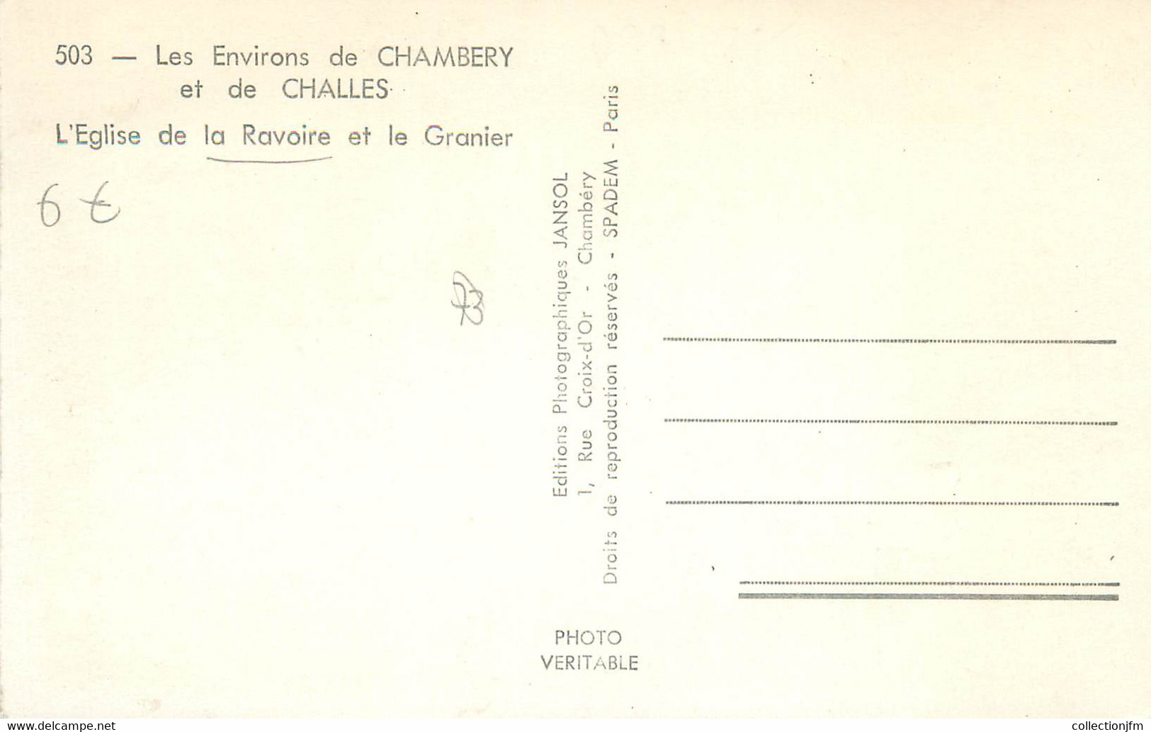 CPSM FRANCE 73 "L'église De La Ravoire Et Le Granier" - La Ravoire