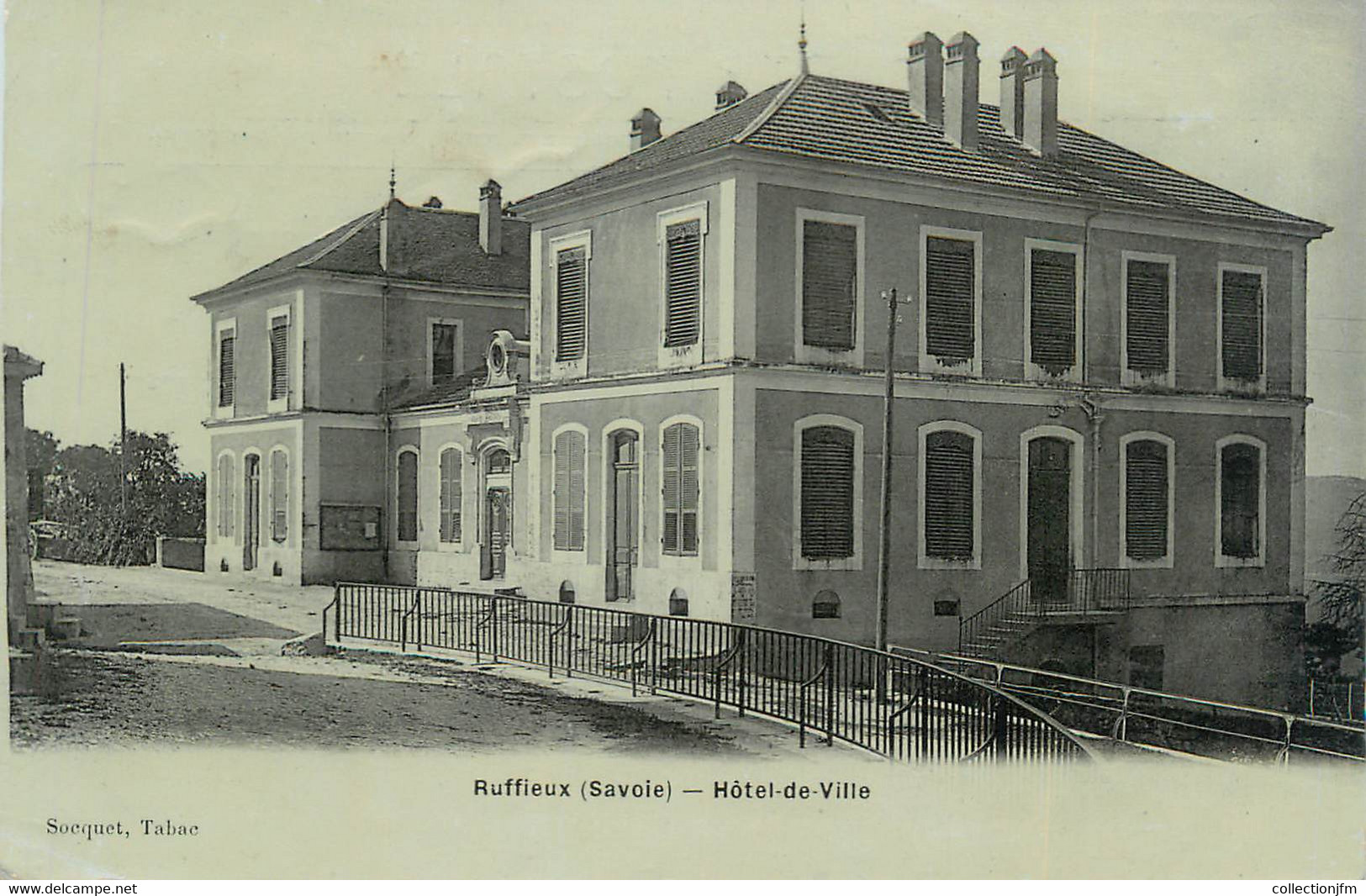 CPA FRANCE 73 "Ruffieux, Hôtel De Ville" - Ruffieux