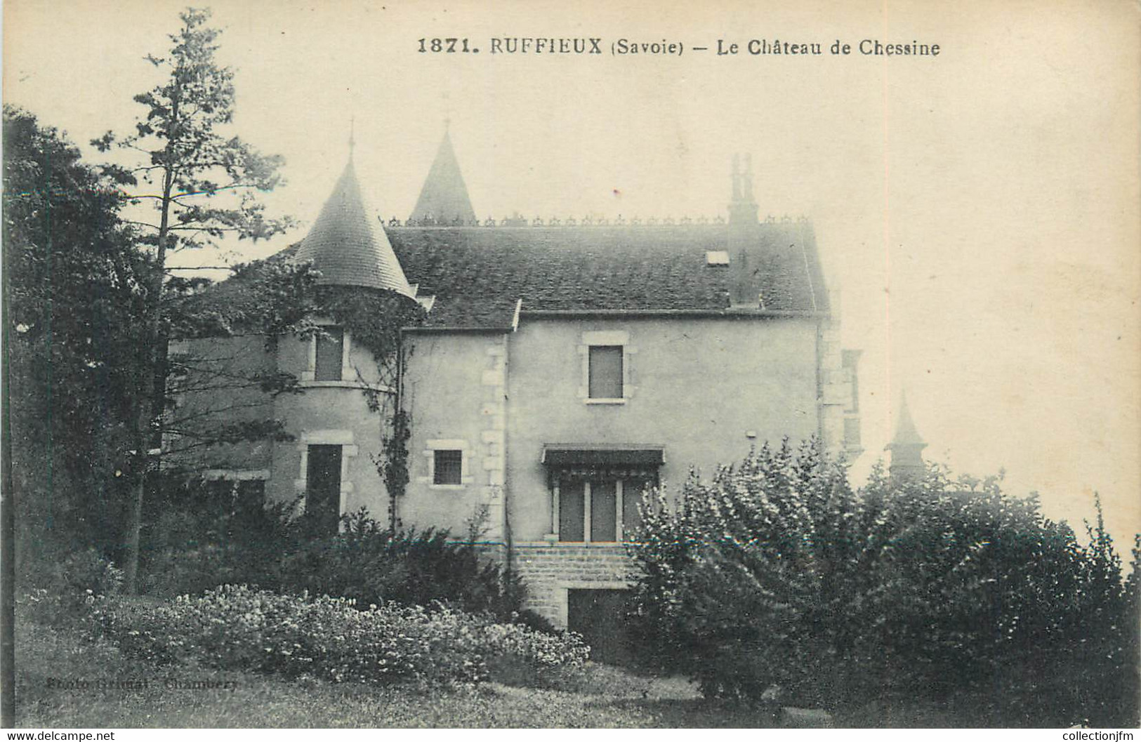CPA FRANCE 73 "Ruffieux, Le Château De Chessine" - Ruffieux