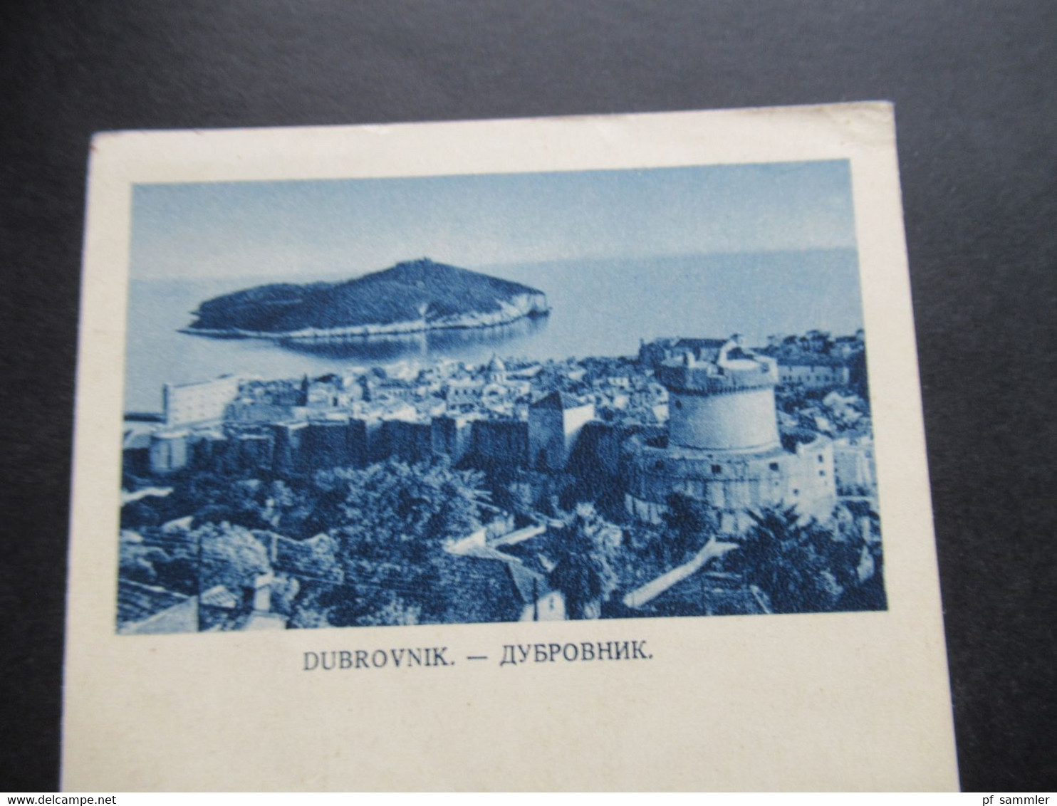 Jugoslawien 1936 Ganzsache König Peter II: Mit Bild Dubrovnik Nach Backa Palanka Jugoslawien - Covers & Documents