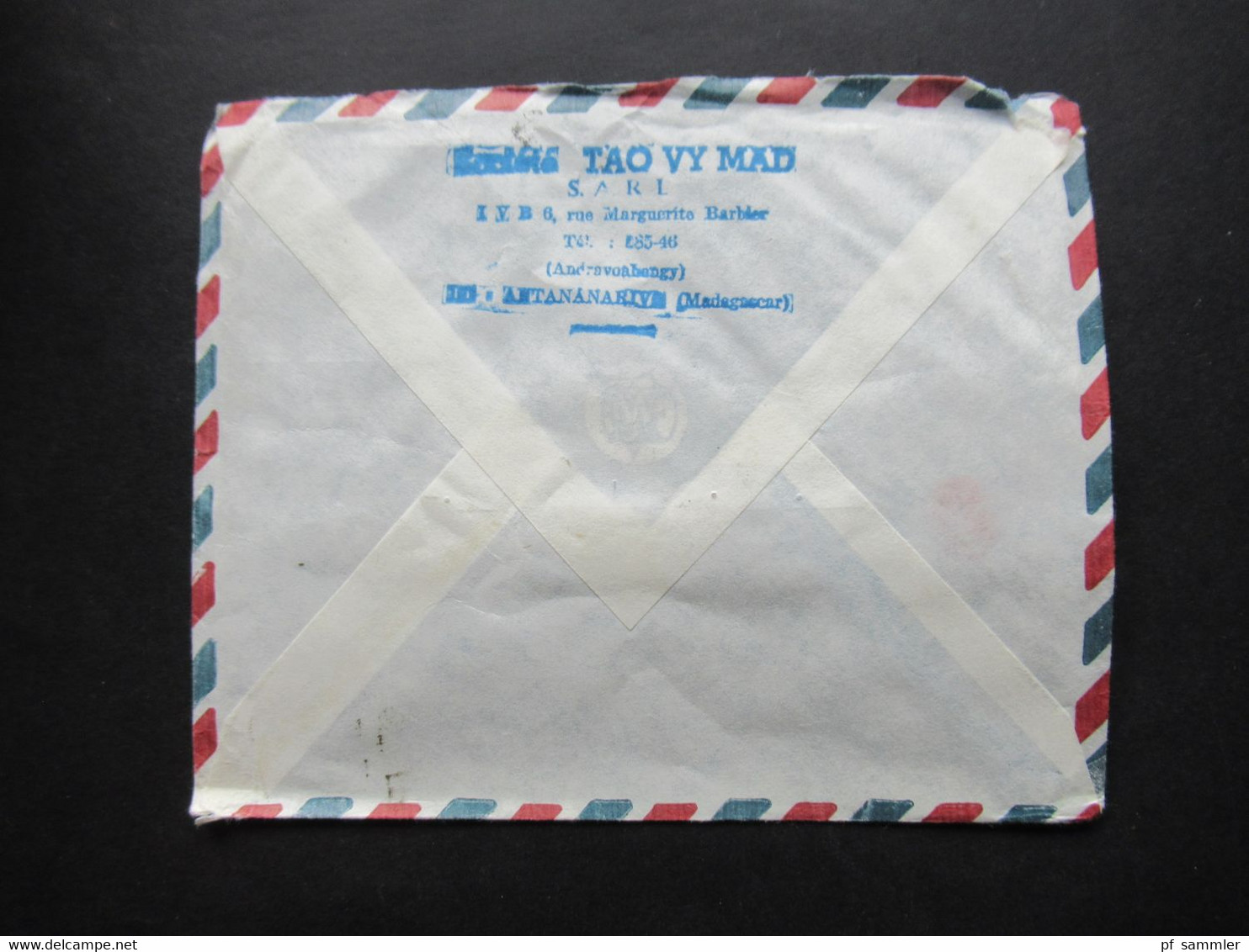 Malagasy / Madagaskar 1986 / 87 MeF Motivmarke Coua Huppe / Kuckuck Par Avion Air Mail Nach Solingen - Madagaskar (1960-...)