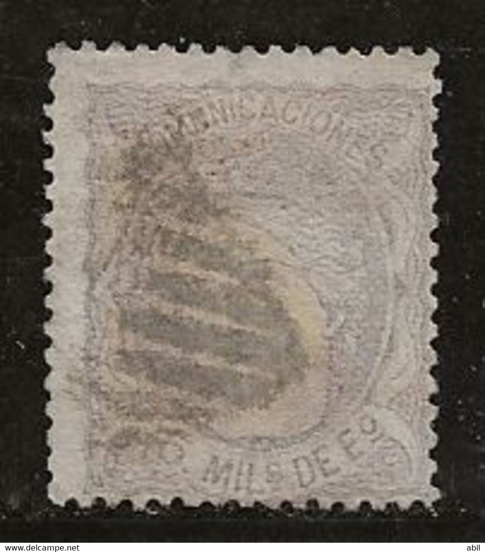 Espagne 1870 N° Y&T :   106 Obl. - Usati