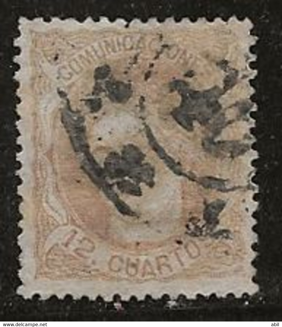 Espagne 1870 N° Y&T :   113 Obl. - Gebraucht